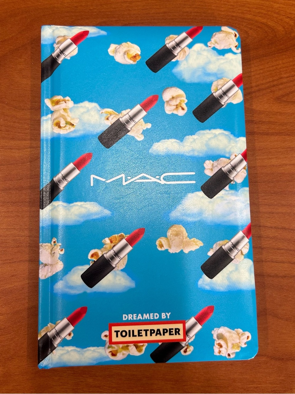 MAC Cosmetics Blue Red Lipstick Pattern Phone Case